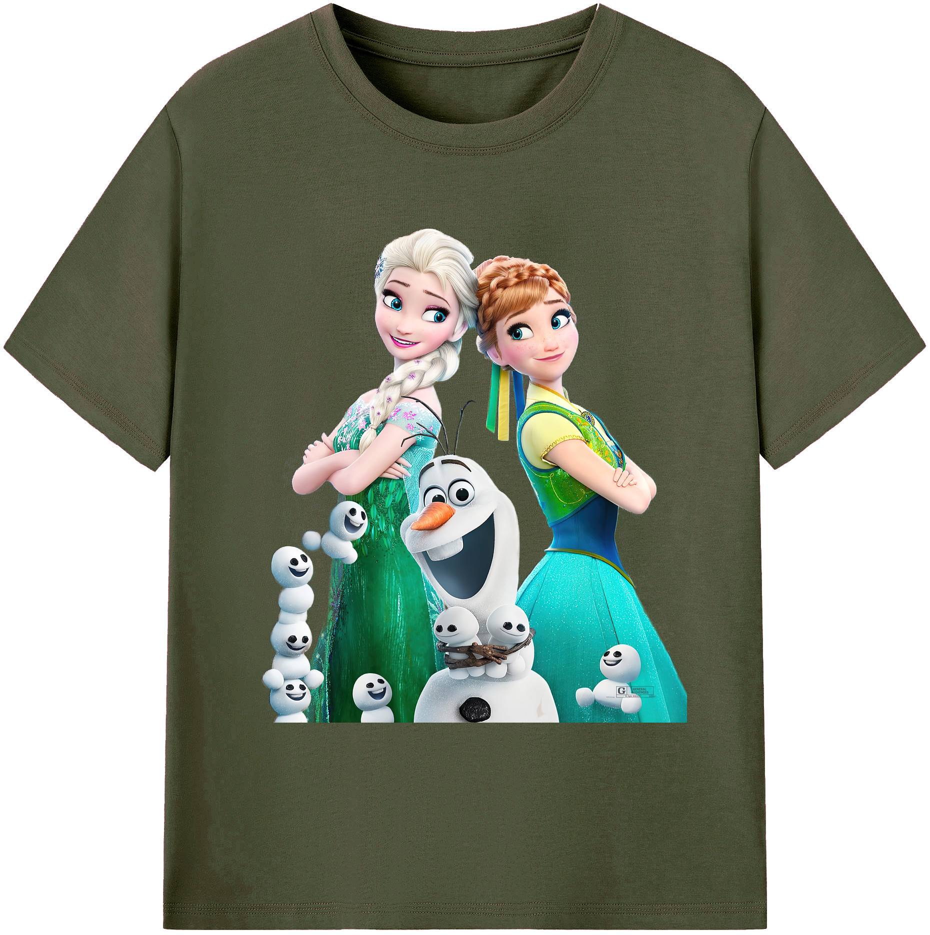 （画像用） アナと雪の女王 アンナ エルサ Frozen Anna Elsa 綿100％ メンズ半袖Tシャツ｜肌触りやわらか＆通気性